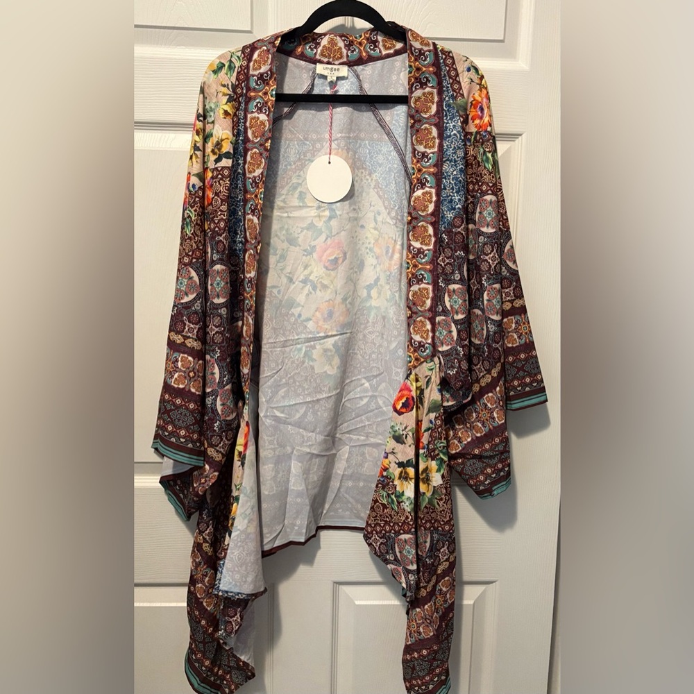 Umgee Multicolor Bohemian Kimono